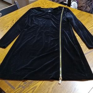 FRENCH CONNECTION 10 Women NEW DRESS Black  Party Casual VELVET Cocktail